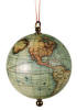 world globe christmas ornament