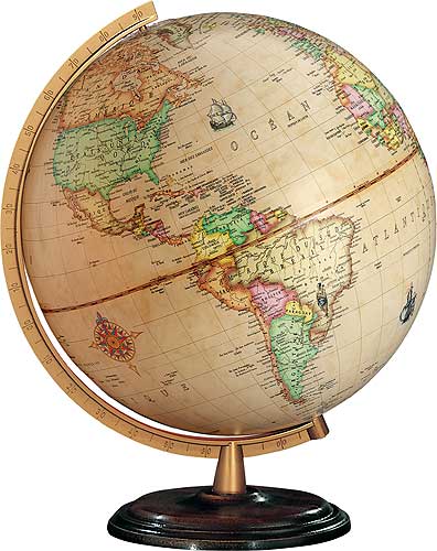world globe map. world globe features an