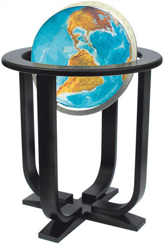 Glass Duo™ world globe world globe map. Glass Duo™ world globe