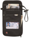 Black RFID Travel Wallet