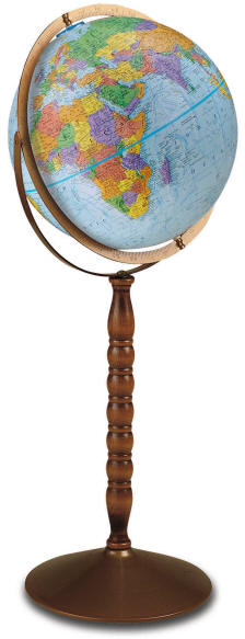 Educational world globe