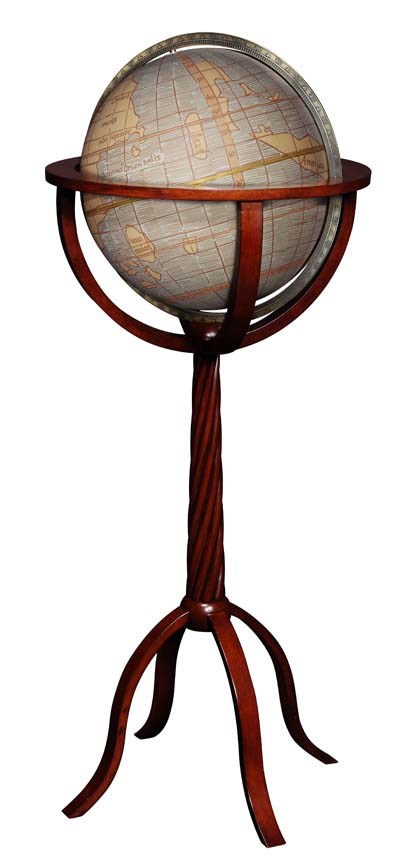 floor standing world globe