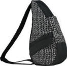black and white abstract design healthy back bag ameribag