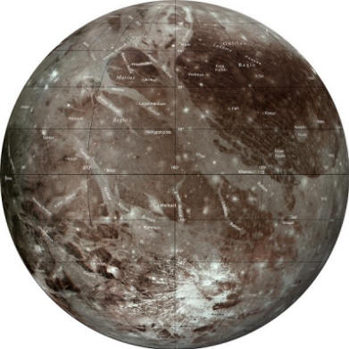 Ganymede Moon Globe