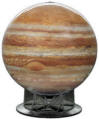 JUPITER 12 inch diameter globe on clear base