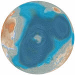 Mars globe 3