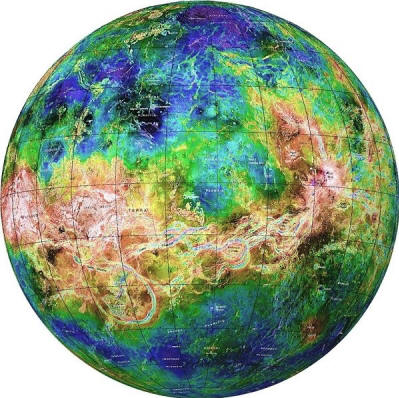 Venus Globe Model