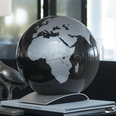 WP41010 Capital Q - Black Oceans World Globe Lifestyle