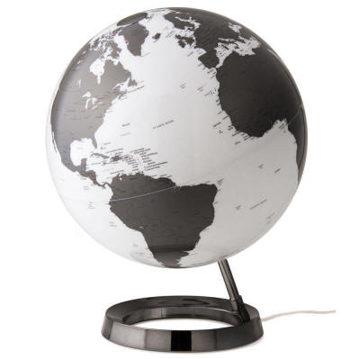 Light & Color Designer Series Globe Charcoal world globe