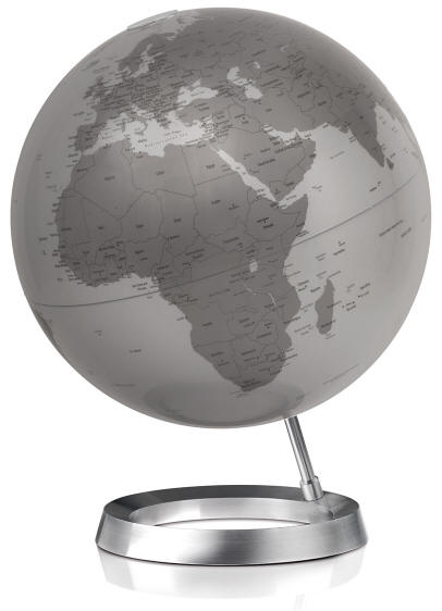 Vision desktop world globe SilverWP41004 