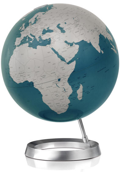 Vision desktop world globe with Midnight Blue oceans WP41006 