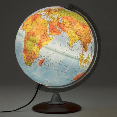 Tactile Relief Globe (illuminated)
