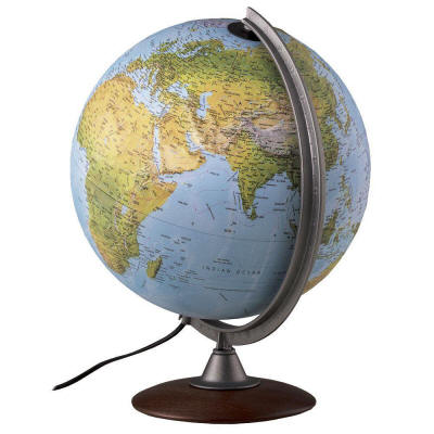 Tactile Relief Globe Blue Oceans