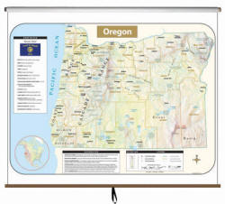 Oregon Wall Map