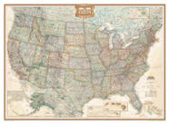 US Executive Wall Map (Antique Tones)
