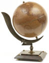 Leather desktop globe