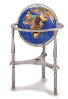 gemstone globe floor standing