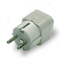 Grounded Adapter Plug for France / Germany