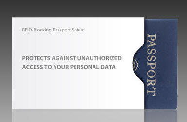 RFID Blocking Passport Shield