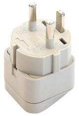 Grounded Adapter Plug for Denmark 