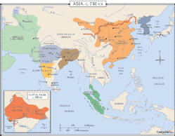 world history map of Asia