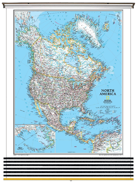 National Geographic 7-map continents set
