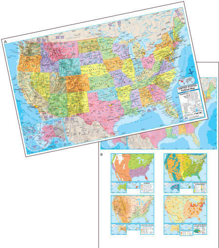 World Advanced Political Deskpad Map Set of 30