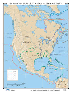 European exploration us school map