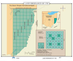 land ordinance of 1785 us history wall map