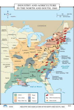 wall map of the economy prior to civil war