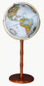 world globe on floor stand