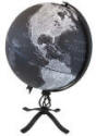 black world globe metal stand