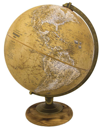 Desk world globe