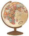 reference globe of the earth