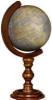 world globe decor