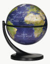 satellite globe of the earth