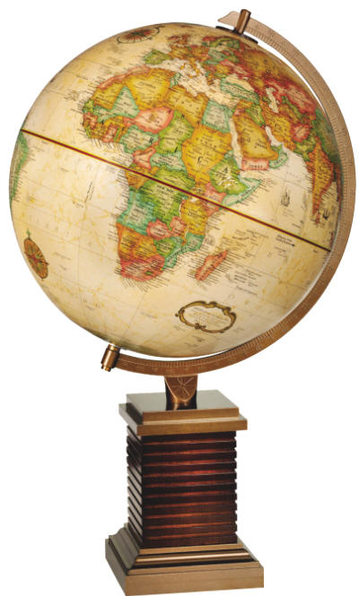 Glencoe world globe desktop