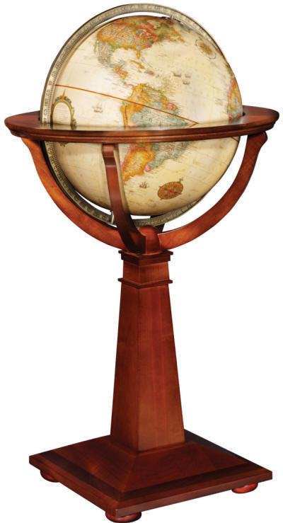 Logan floor standing world globe