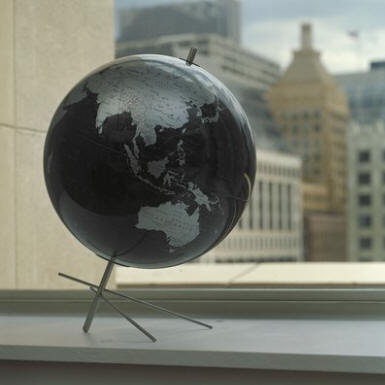 Replogle Mikado Slate Gray World Globe | World globes, Globe ...