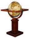 globe on floor stand