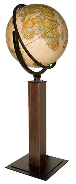 floor standing world globe