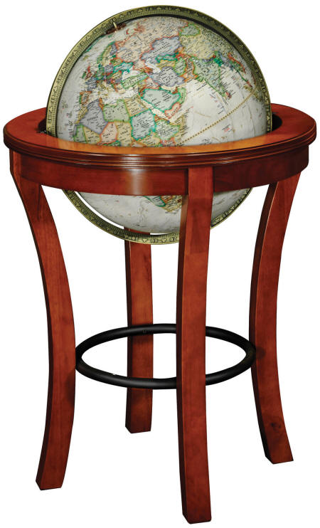 National Geographic globe on floor stand