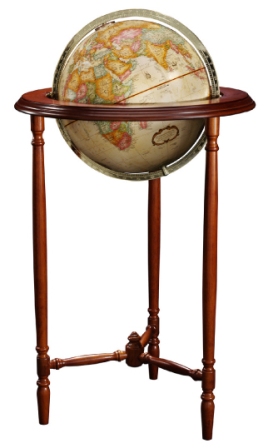 Saratoga Floor Standing World Globe By Replogle Globes Free Shipping