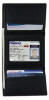 Black RFID trifold wallet