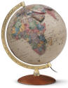 Athens illuminated desktop Relief Globe