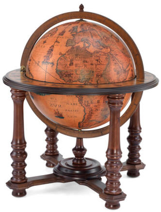 Product photo of the Elite extra large bar globe Demetra | closed